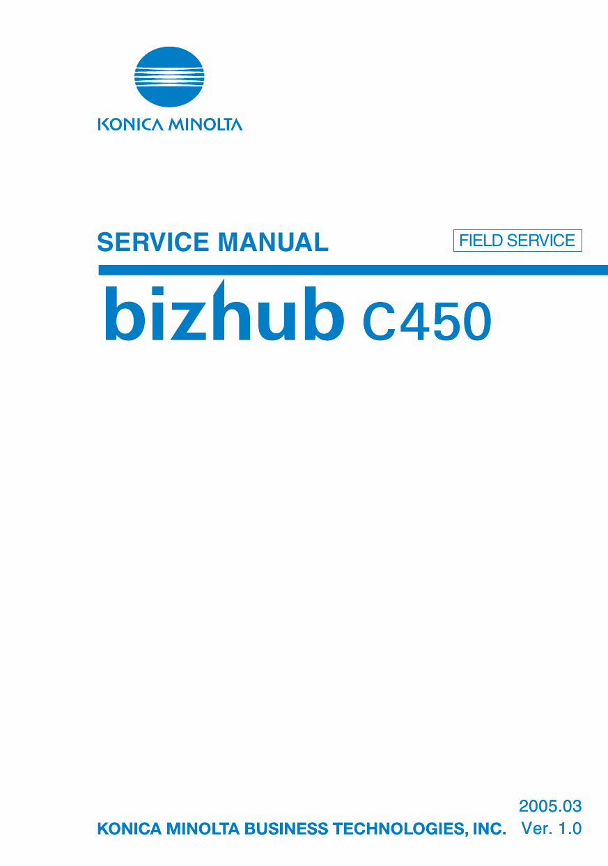 Konica-Minolta bizhub C450 FIELD-SERVICE Service Manual-1